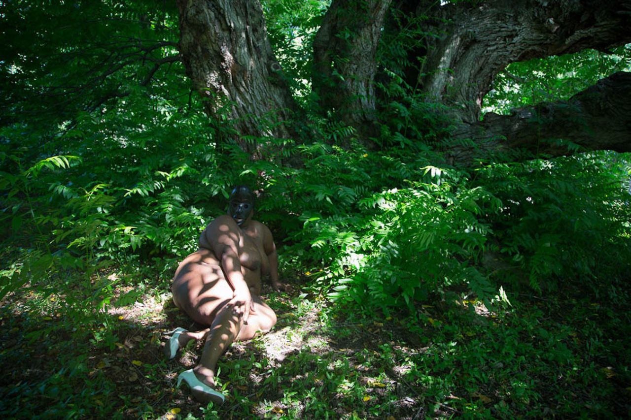 Naked Slave Girl In Forest